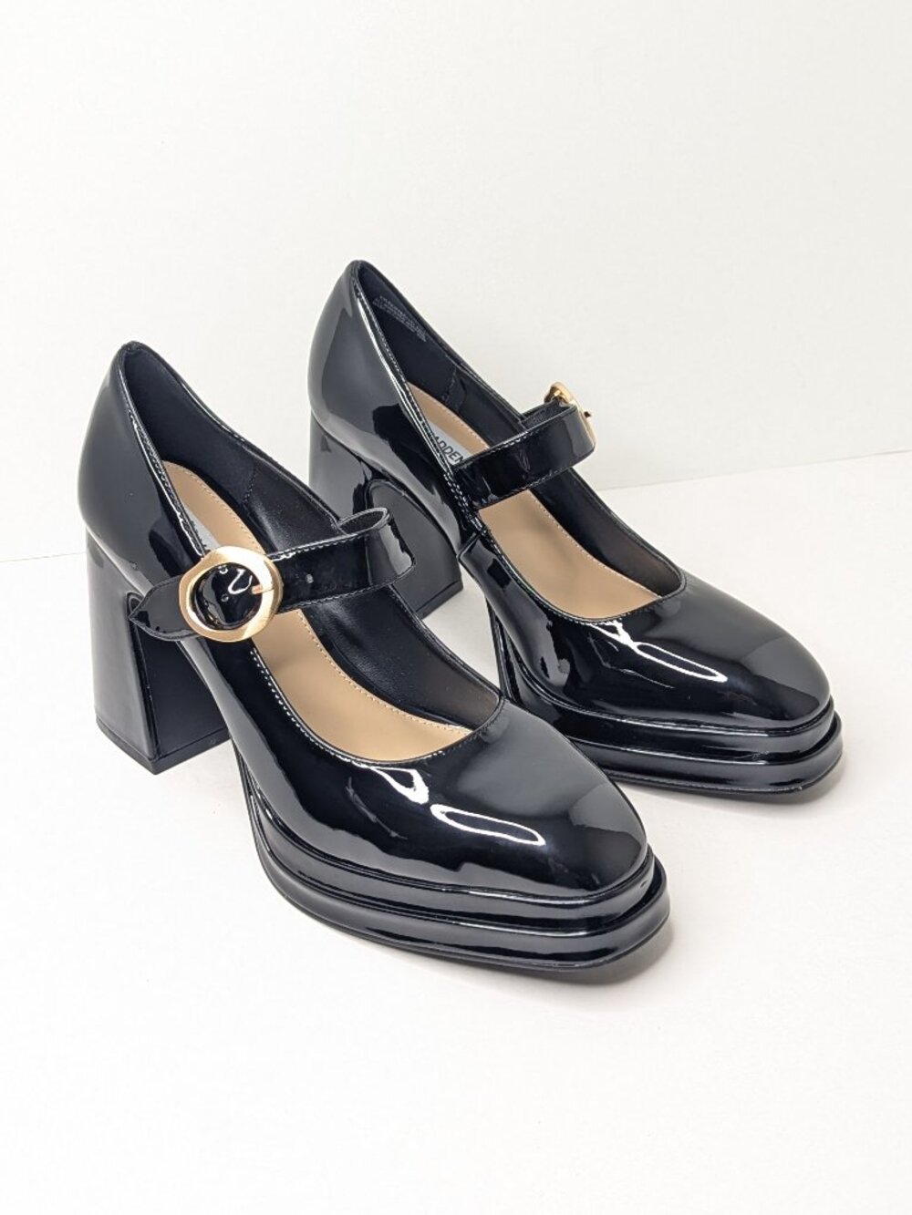 Steve Madden Kylee Mary Jane Platform Pumps Black Women's 10